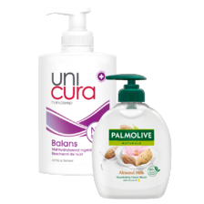 Alle Palmolive of Unicura vloeibare handzeep